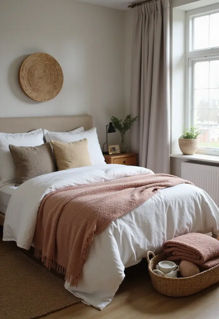 25 A-Frame Bedroom Ideas That Bring Cozy Cabin Vibes Indoors - 25. Warm Throw Blankets