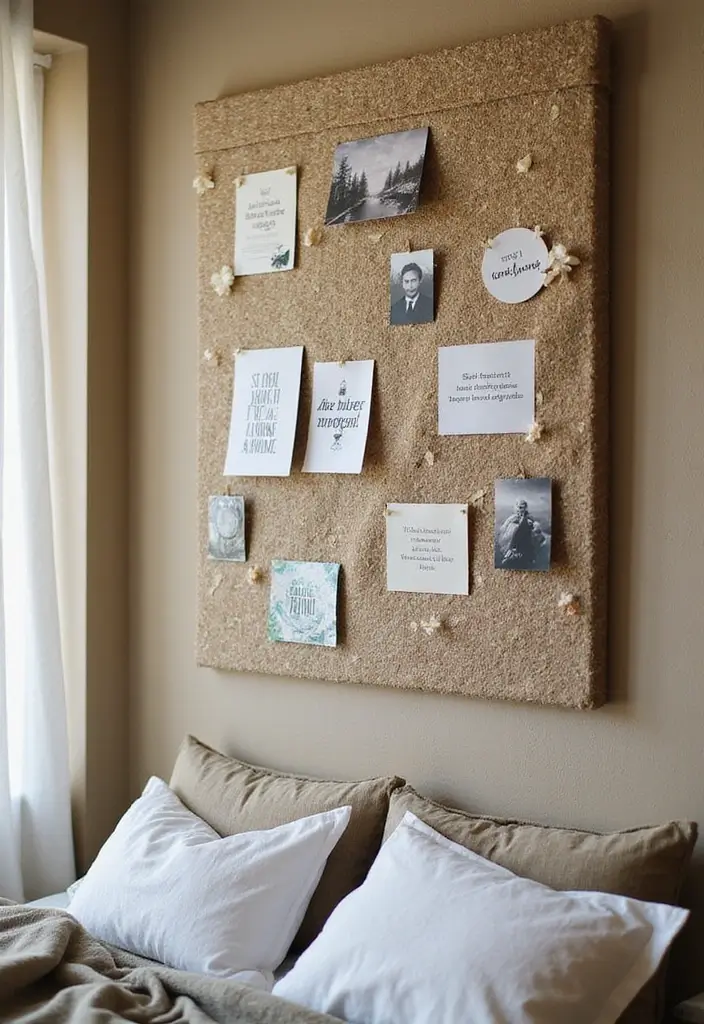 25 Bulletin Board Ideas Bedroom That Keep You Inspired Daily - 8. The Fabric Board