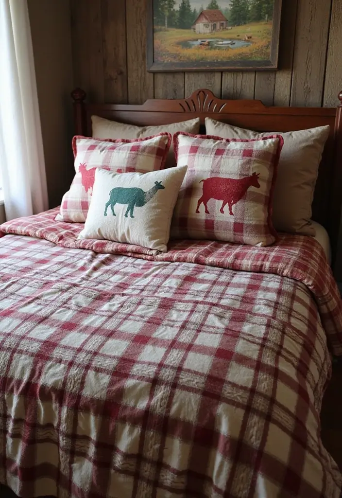 25 Farm Bedroom Ideas for Boys That Bring Country Vibes Indoors - 3. Country Style Bedding