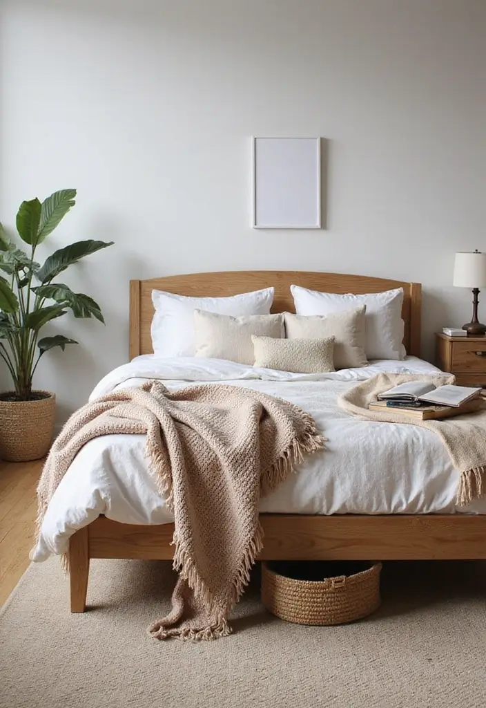 25 Malm Bedroom Ideas White That Feel Simple & Scandinavian - 2. Cozy Textures