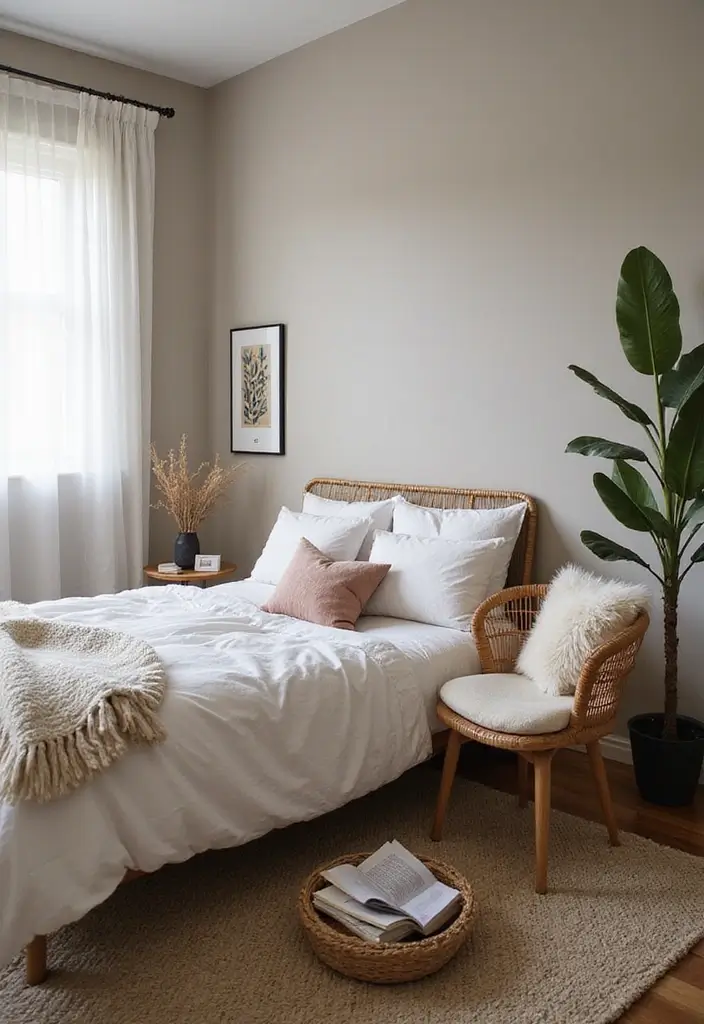25 Malm Bedroom Ideas White That Feel Simple & Scandinavian - 21. Create a Cozy Reading Corner