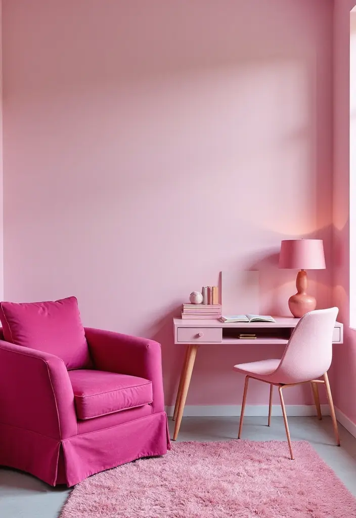 25 Pink Bedroom Ideas for Teens That Are Trendy & Stylish - 17. Pink Statement Furniture