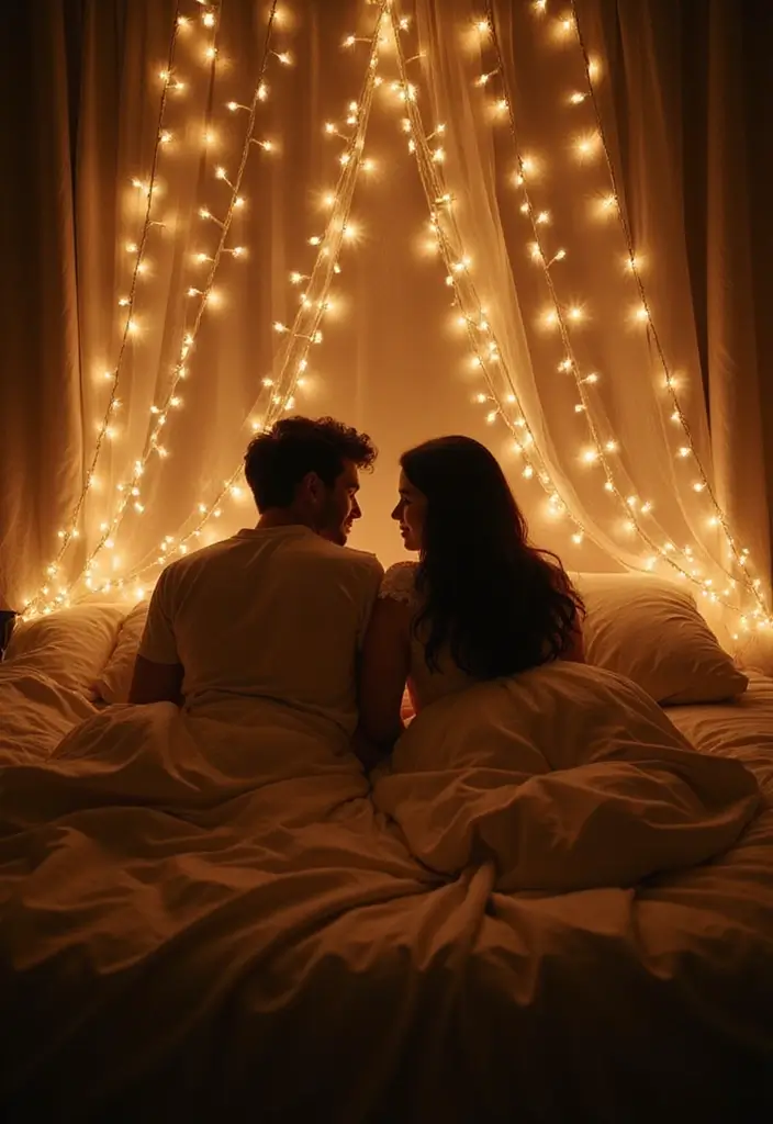 25 Spicy Couples Photoshoot Ideas in Bedroom That Turn Up the Heat - 12. Under the Stars
