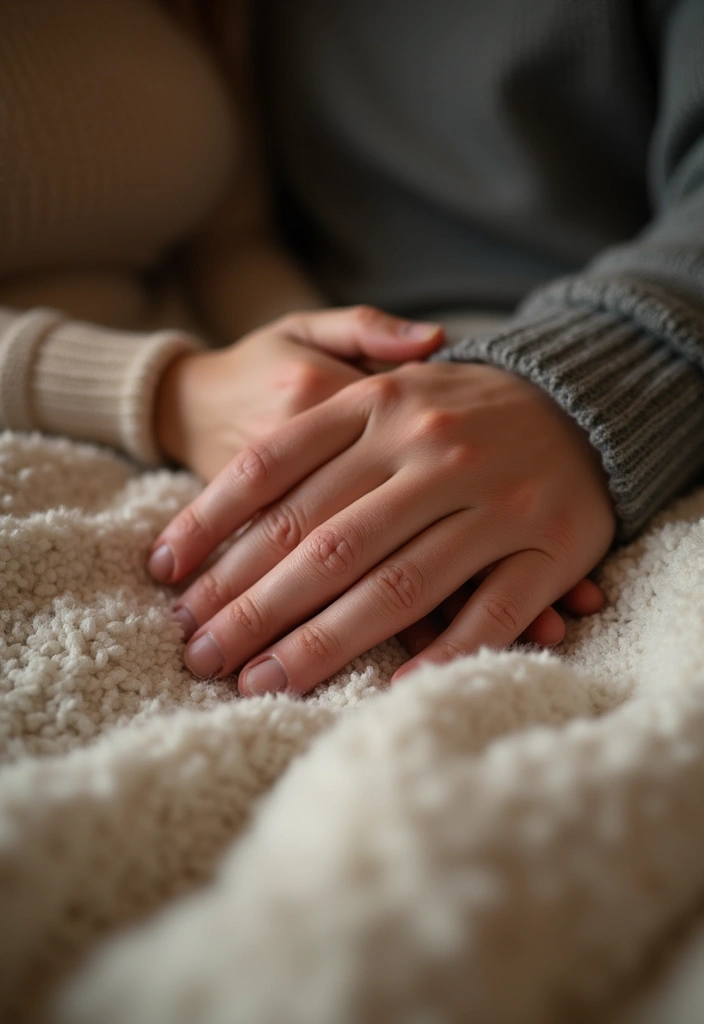25 Spicy Couples Photoshoot Ideas in Bedroom That Turn Up the Heat - 24. Interactive Close-Ups
