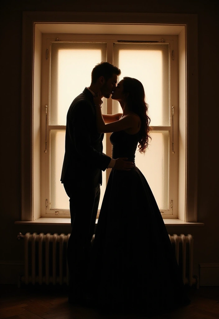 25 Spicy Couples Photoshoot Ideas in Bedroom That Turn Up the Heat - 6. Silhouette Shots