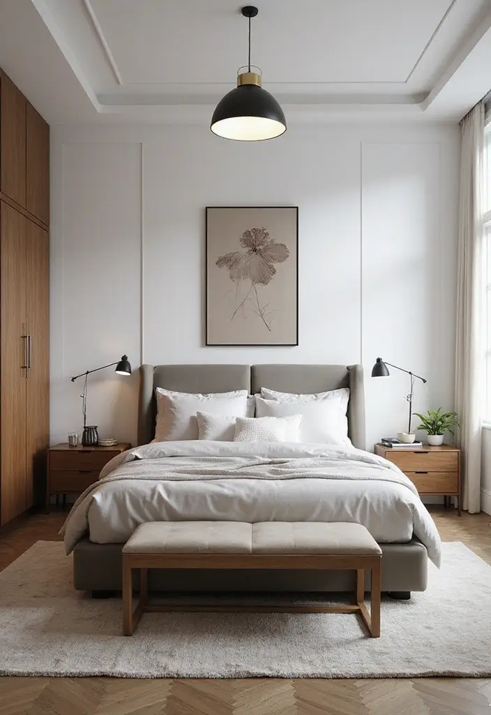 30 Black Aesthetic Bedroom Ideas That Are Sleek and Stylish - 4. Statement Furniture