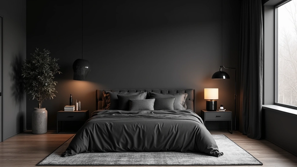 30 Black Aesthetic Bedroom Ideas That Are Sleek and Stylish