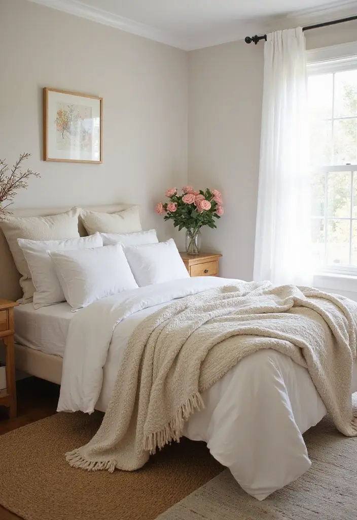 30 Cute Bedroom Ideas Aesthetic That Feel Pinterest-Perfect - 22. Seasonal Decor Updates