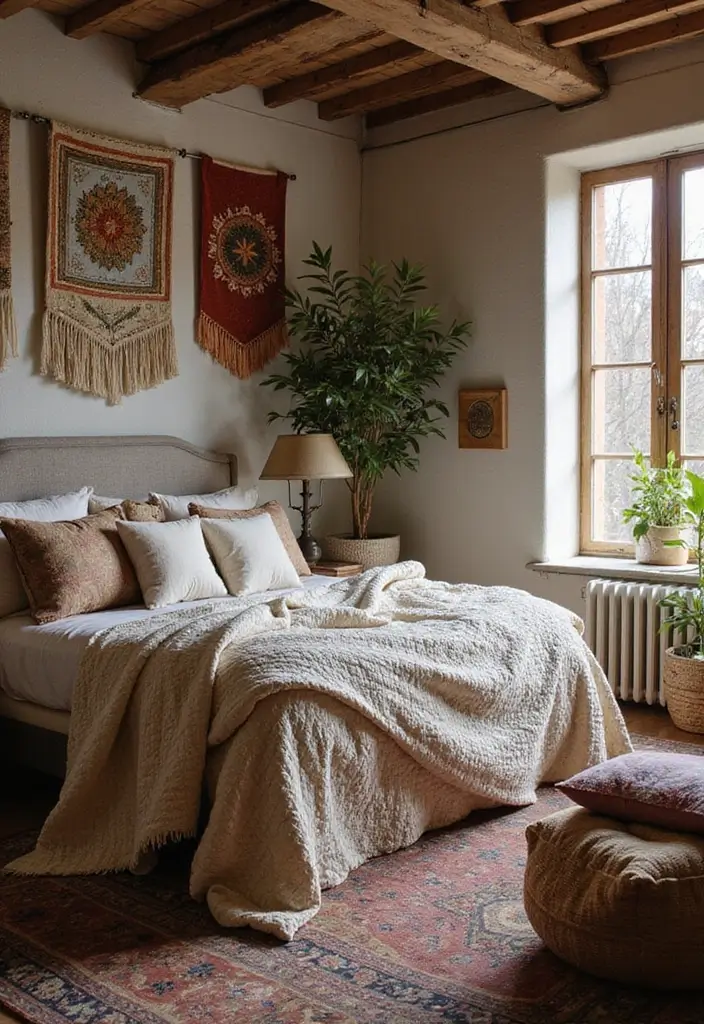 30 Cute Bedroom Ideas Aesthetic That Feel Pinterest-Perfect - 28. Incorporating Textiles