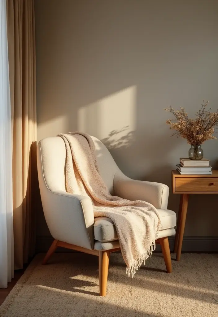 30 Cute Bedroom Ideas Aesthetic That Feel Pinterest-Perfect - 6. Cozy Reading Nook