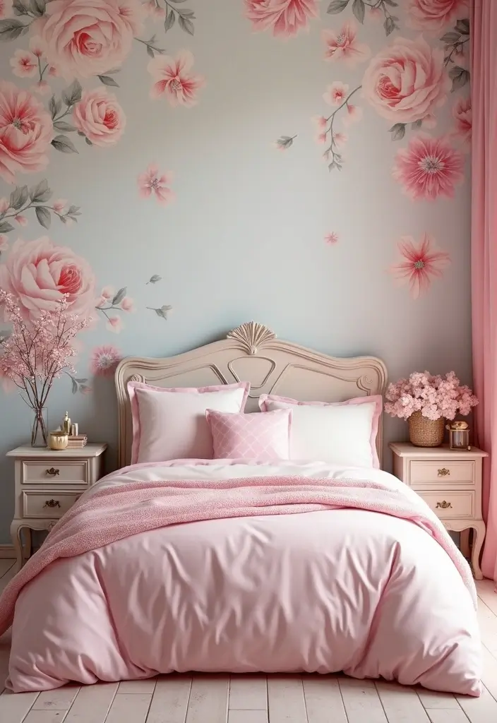 30 Princess Bedroom Ideas for Women That Feel Dreamy & Elegant - 1. Soft Pastels and Whimsical Patterns