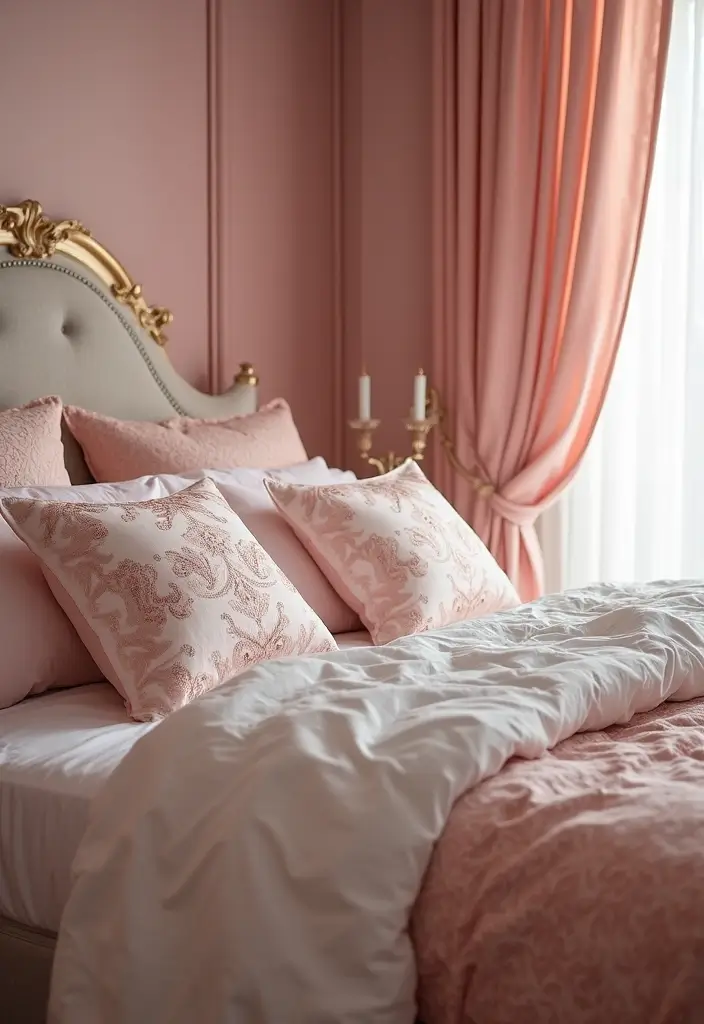 30 Princess Bedroom Ideas for Women That Feel Dreamy & Elegant - 13. Elegant Bed Linens
