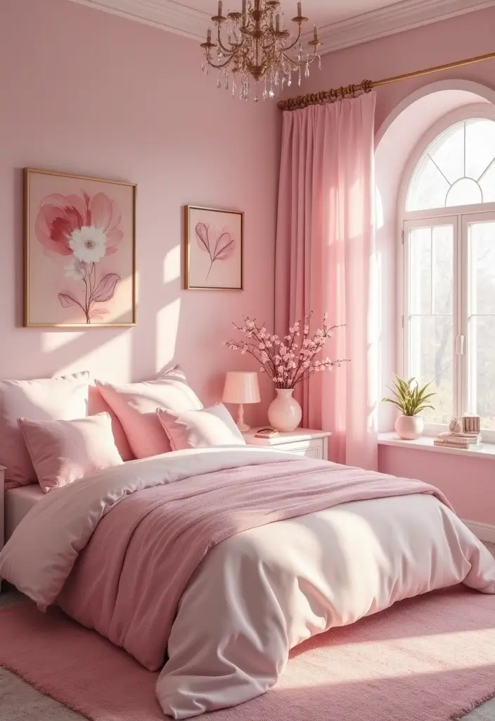 30 Princess Bedroom Ideas for Women That Feel Dreamy & Elegant - 15. Feminine Color Schemes