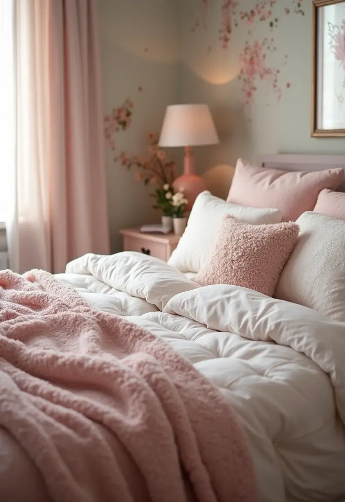 30 Princess Bedroom Ideas for Women That Feel Dreamy & Elegant - 7. Plush Textiles