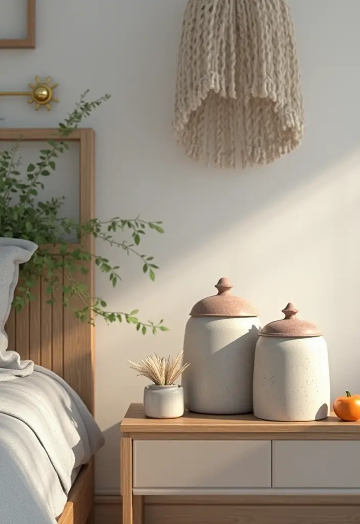 30 Princess Bedroom Ideas for Women That Feel Dreamy & Elegant - 9. Decorative Canisters for Storage