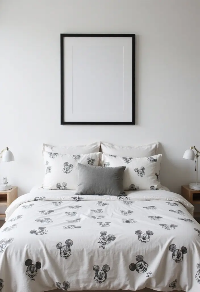 25 Disney Bedroom Ideas for Adults Who Never Stopped Dreaming - 1. Subtle Mickey Accents