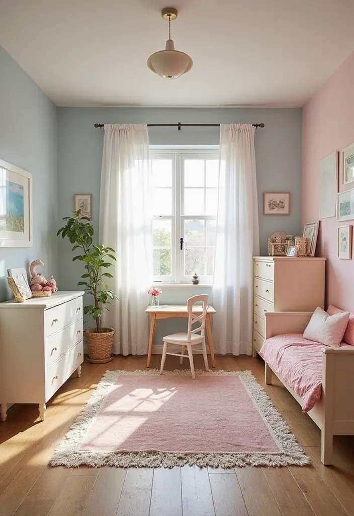 25 Kids Bedroom Ideas Shared Boy and Girl That Work Perfectly - 13. Vintage Charm