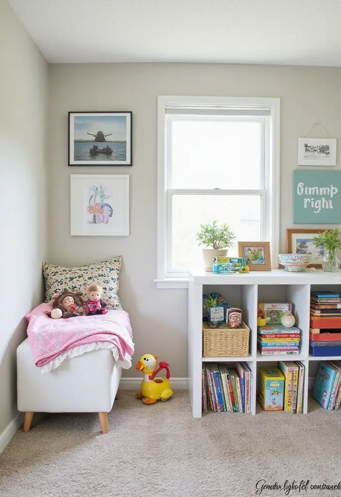25 Kids Bedroom Ideas Shared Boy and Girl That Work Perfectly - 5. Hideaway Storage Solutions