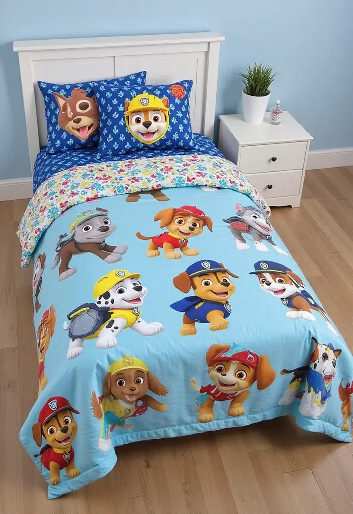 25 Paw Patrol Bedroom Ideas for Boys That Are Paw-some! - 1. Paw Patrol Bedding Sets