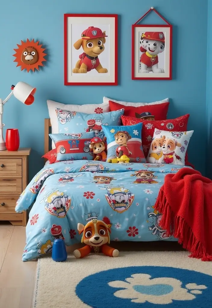 25 Paw Patrol Bedroom Ideas for Boys That Are Paw-some! - 13. Themed Bedroom Accessories