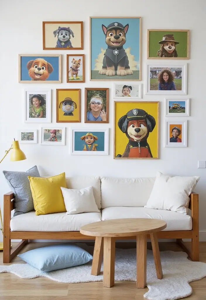 25 Paw Patrol Bedroom Ideas for Boys That Are Paw-some! - 16. Customizable Paw Patrol Wall Art
