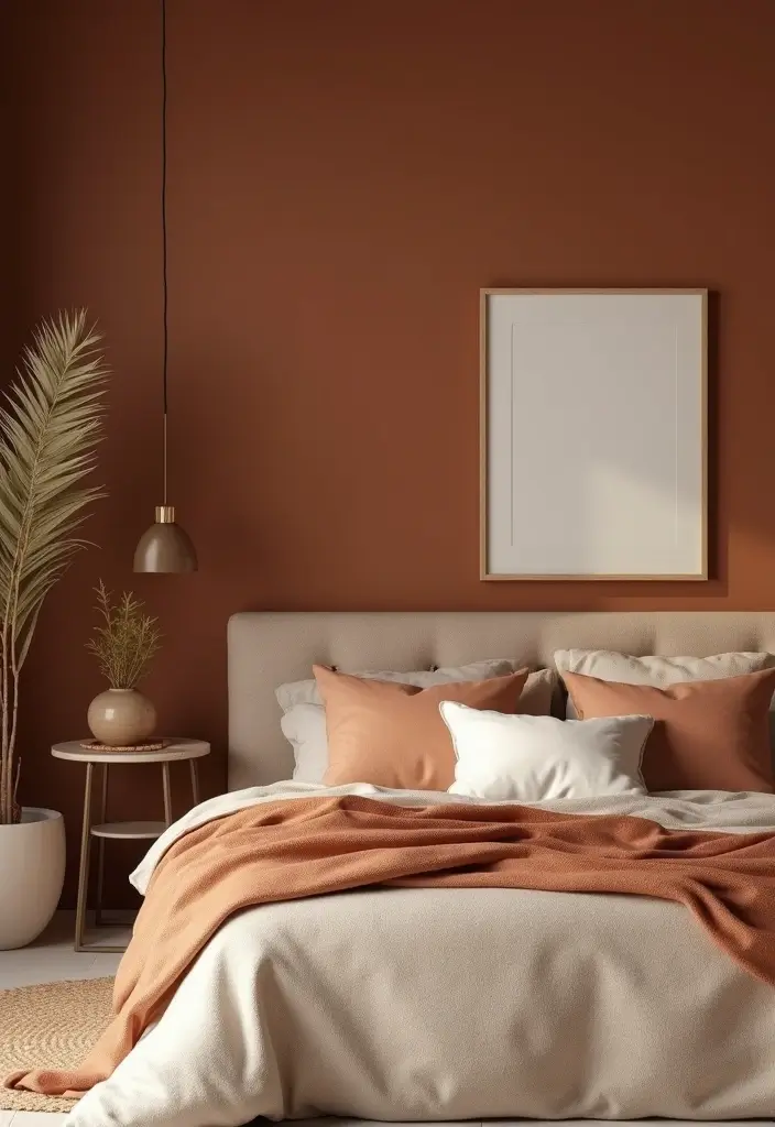 30 Brown Wall Bedroom Ideas That Bring Earthy Elegance - 10. Earthy Color Schemes