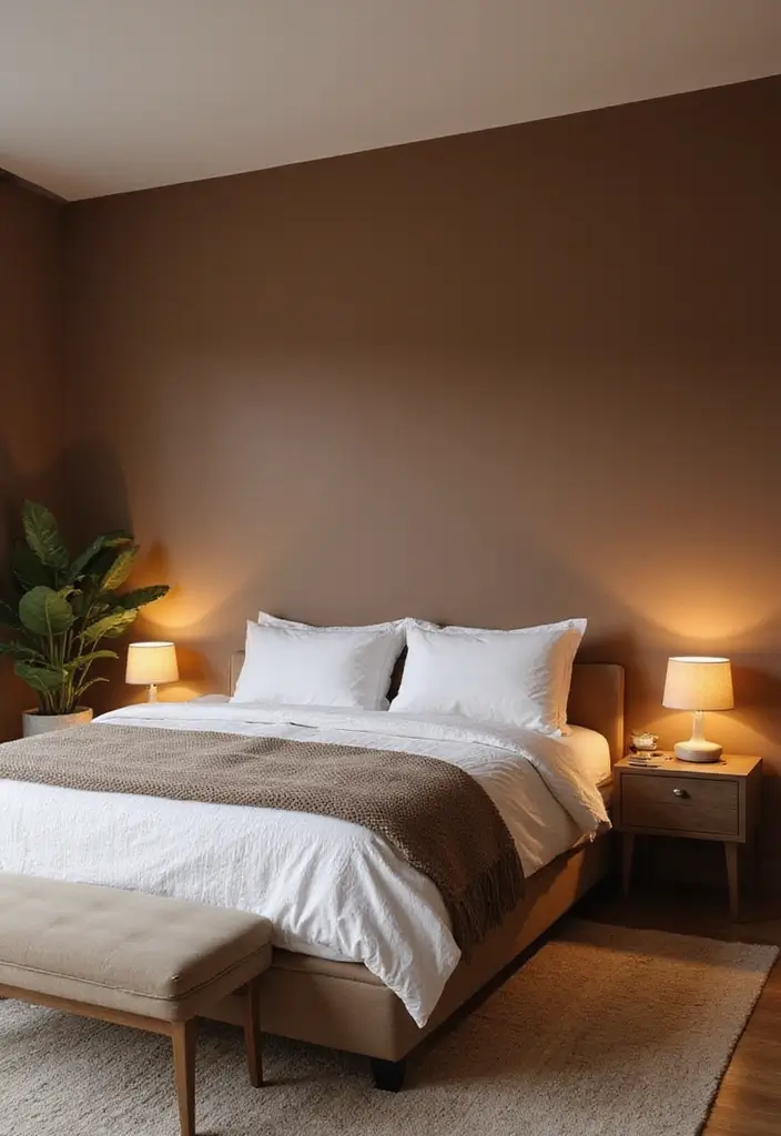 30 Brown Wall Bedroom Ideas That Bring Earthy Elegance - 29. Flexible Layouts