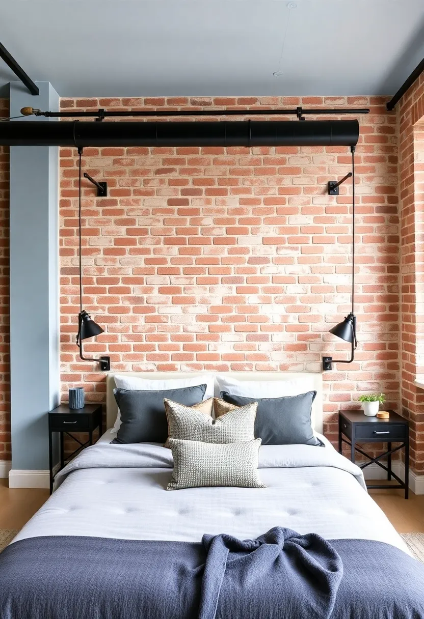 30 Light Blue Bedroom Ideas That Feel Airy Fresh & Serene - 24. Modern Industrial