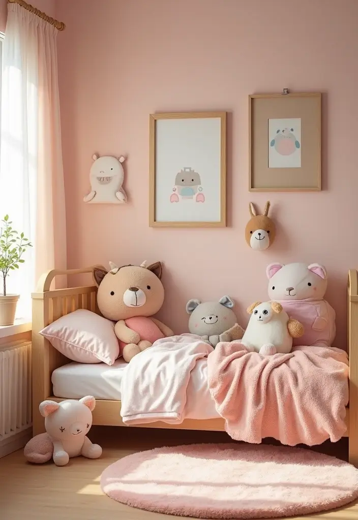 30 Toddler Girls Bedroom Ideas That Are Cute & Whimsical - 29. Charming Pet Accents