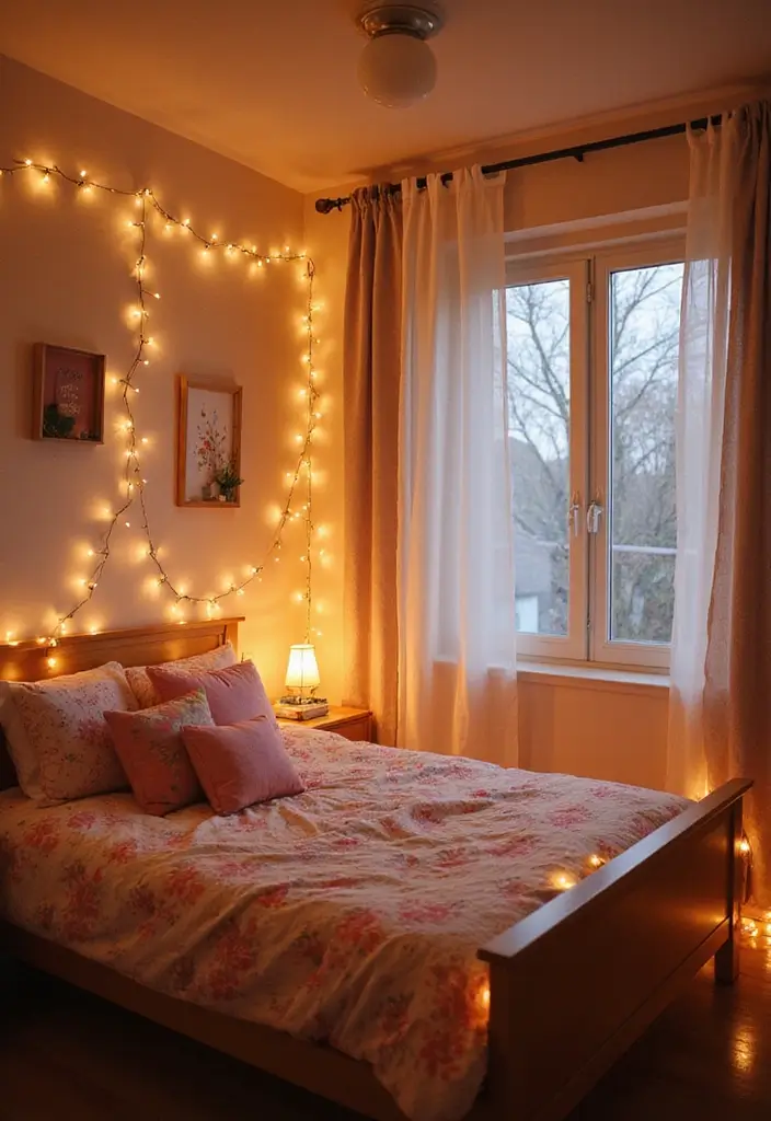 30 Toddler Girls Bedroom Ideas That Are Cute & Whimsical - 3. Magical Fairy Lights