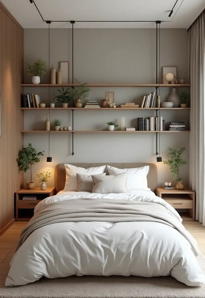 Transform Your Space with 27 Modern Bedroom Trends of 2026 - 12. Open Shelving