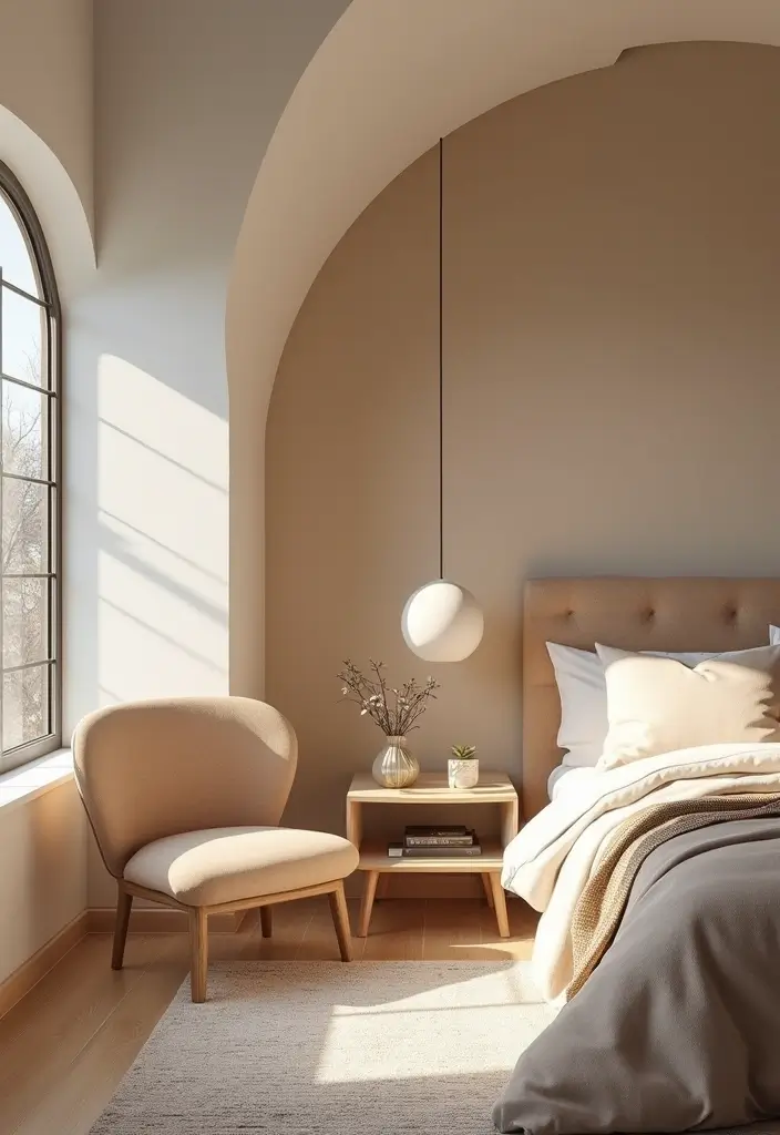 Transform Your Space with 27 Modern Bedroom Trends of 2026 - 17. Soft Curves and Organic Shapes