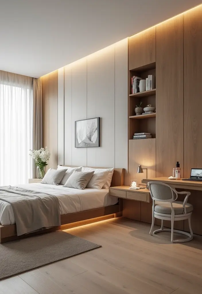 Transform Your Space with 27 Modern Bedroom Trends of 2026 - 2. Multifunctional Furniture