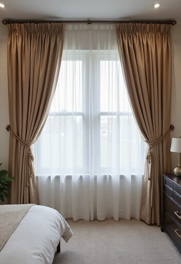Transform Your Space with 27 Modern Bedroom Trends of 2026 - 24. Sophisticated Curtains
