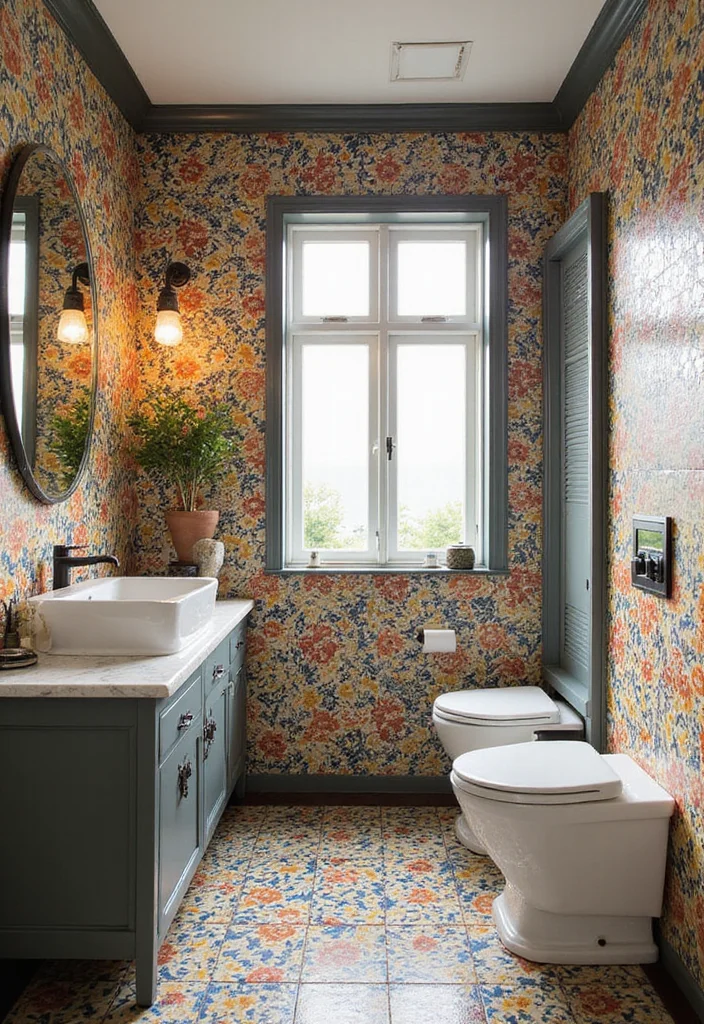 14 Bathroom In Bedroom Design Ideas You'll Love - 4. Bold Accent Tiles