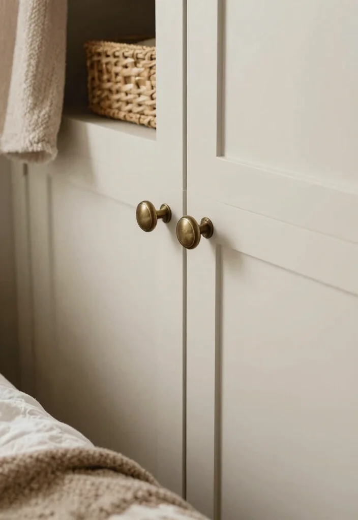 14 Bedroom Closet Door Hardware Ideas For A Fresh Update - 14. Upcycled Hardware