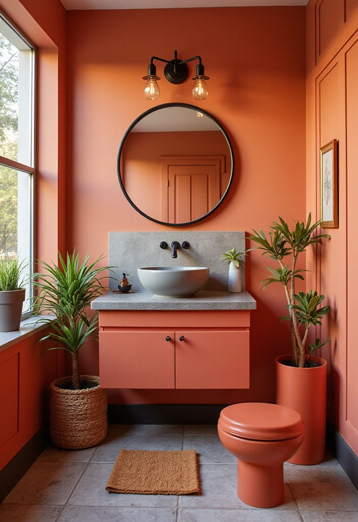 14 Black Bathroom Light Fixture Ideas With Edge - 9. Two-Tone Lighting