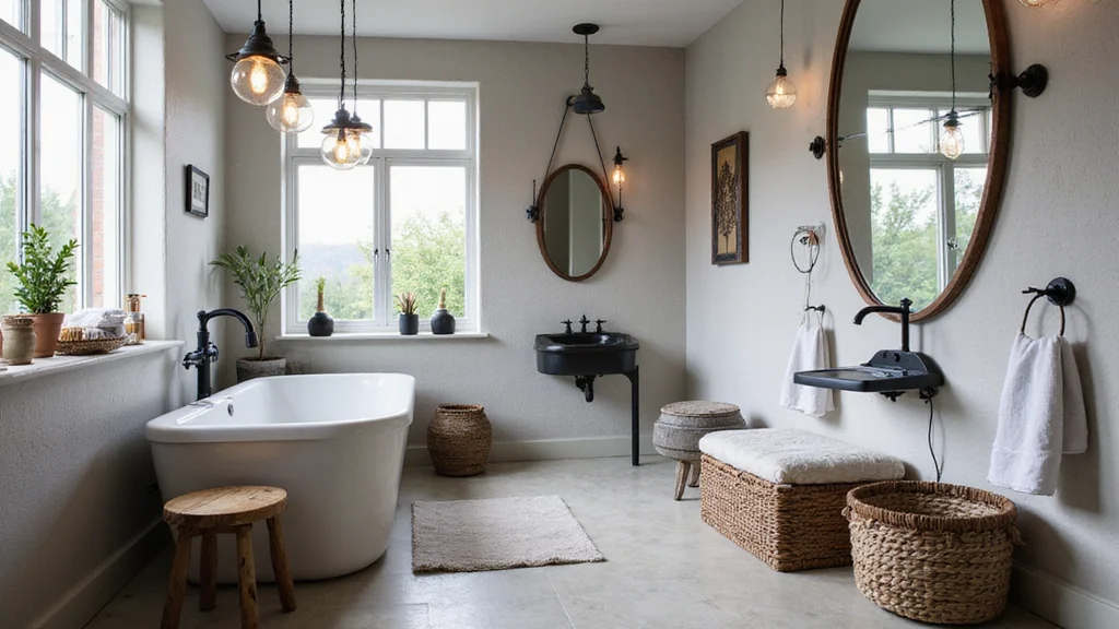 14 Black Bathroom Light Fixture Ideas With Edge