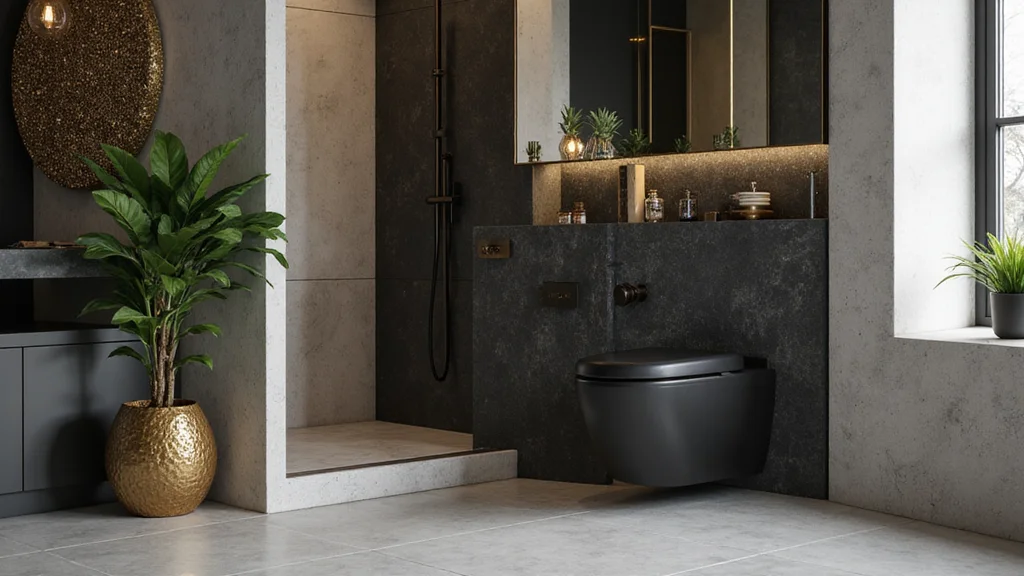 14 Black Toilet Bathroom Design Inspirations