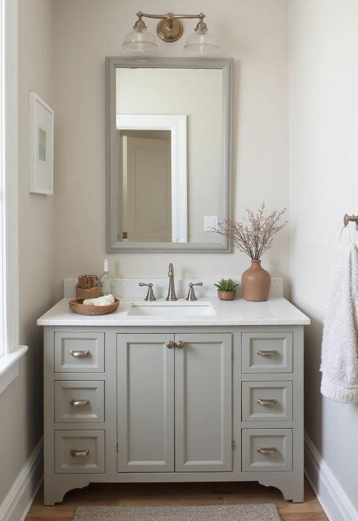 14 Built In Bathroom Vanity Ideas for Small Spaces - 13. Custom Built-In Vanity