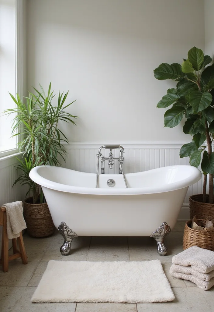 14 Coquette Bathroom Decor Ideas With Soft Aesthetic - 9. Elegant Bathtubs