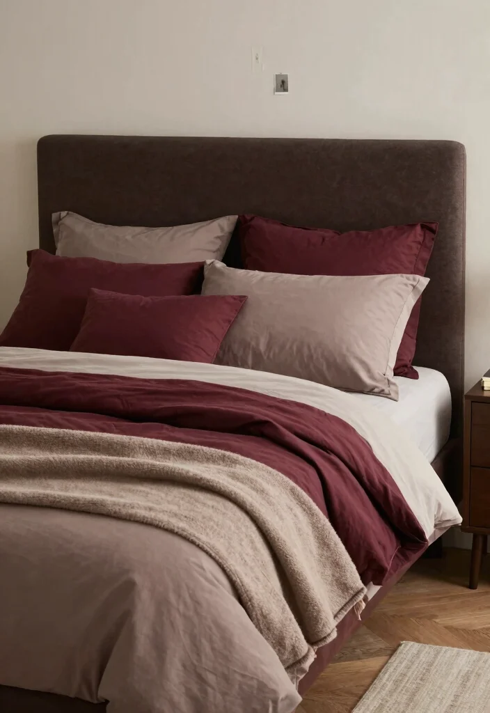 14 Dark Brown Bed Frame Bedroom Ideas For Girls With Style - 14. Comfort Meets Style: A Cozy Escape