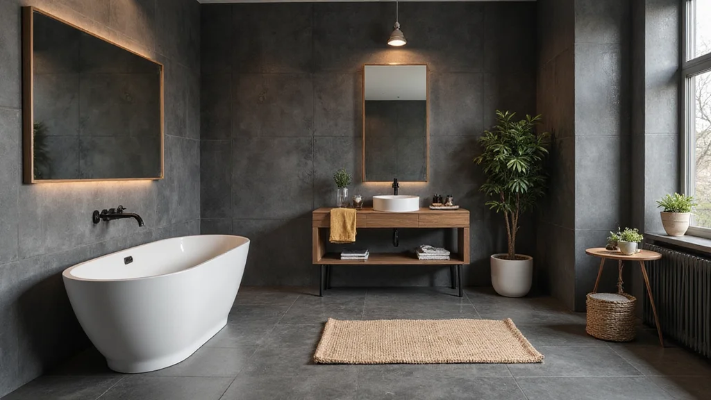 14 Dark Grey Tile Bathroom Ideas for Modern Homes