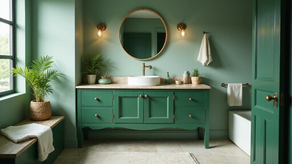 14 Green Bathroom Vanity Designs Trending Now