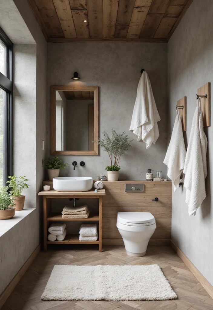 14 Grey Vanity Bathroom Wall Color Ideas - 10. Pebble Grey