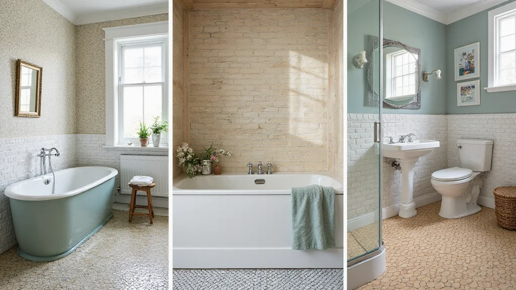 14 Penny Tile Bathroom Floor Ideas That Impress