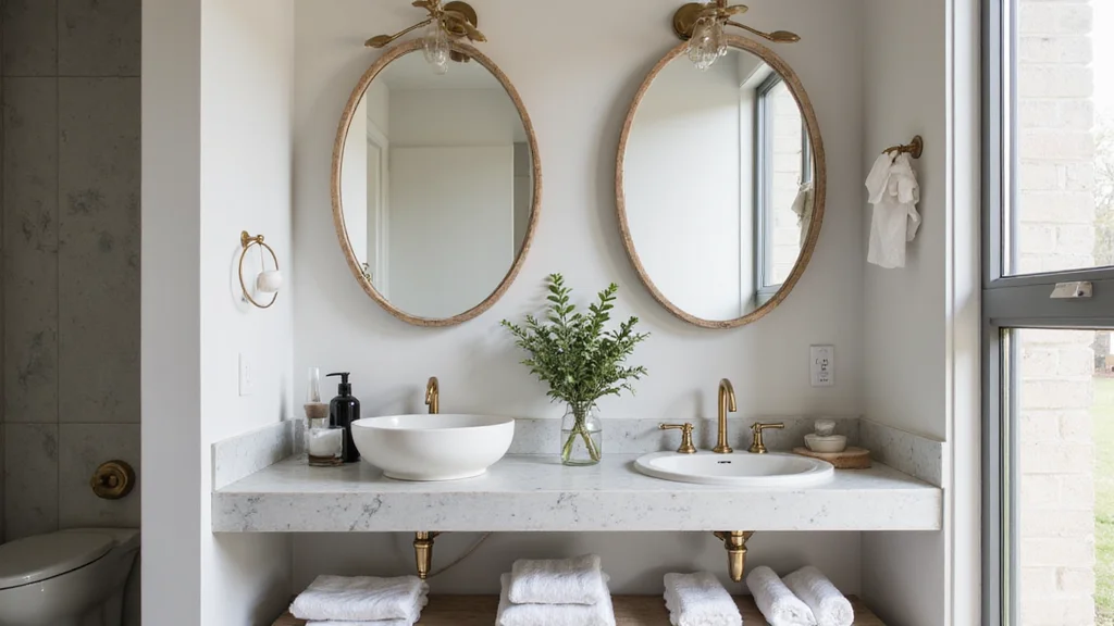 14 Small Bathroom Counter Ideas That Add Function