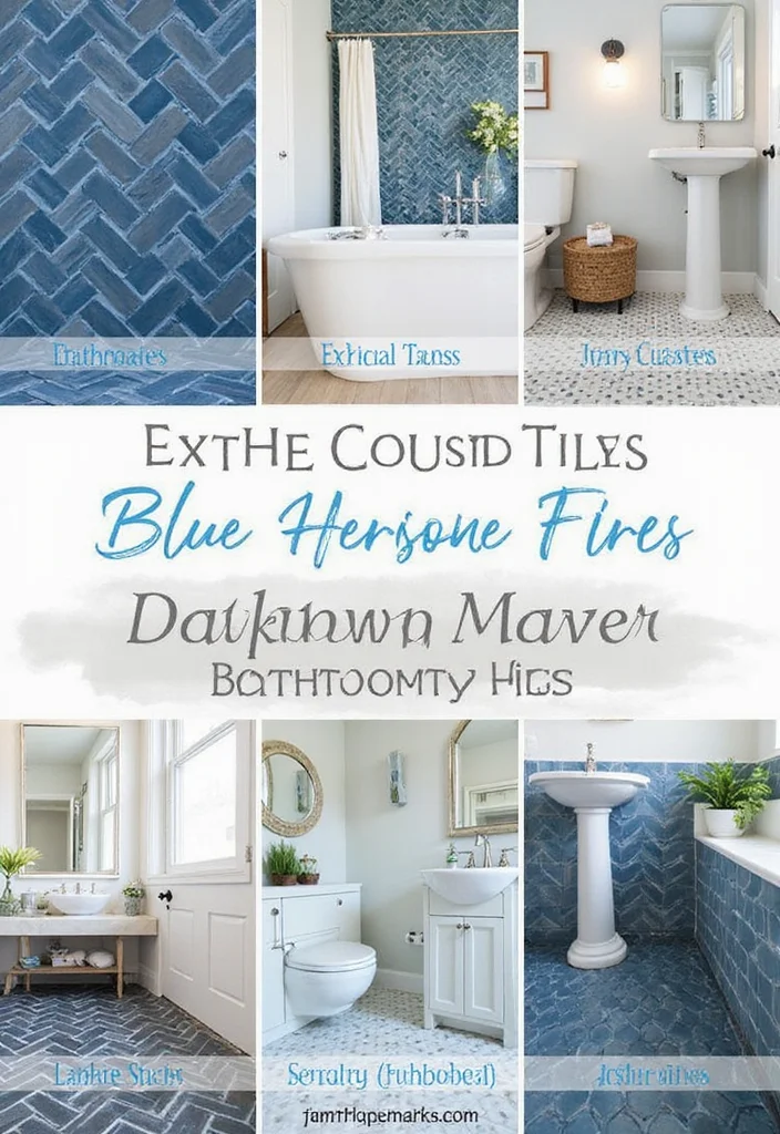 14 Stunning Blue Herringbone Tile Bathroom Designs - Conclusion