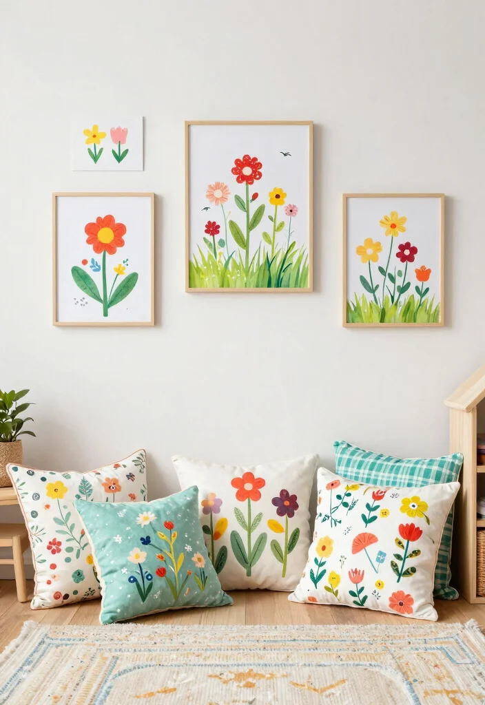 14 Toddler Girl Green Bedroom Ideas With Fresh Nature Vibes - 14. Seasonal Decor Rotations