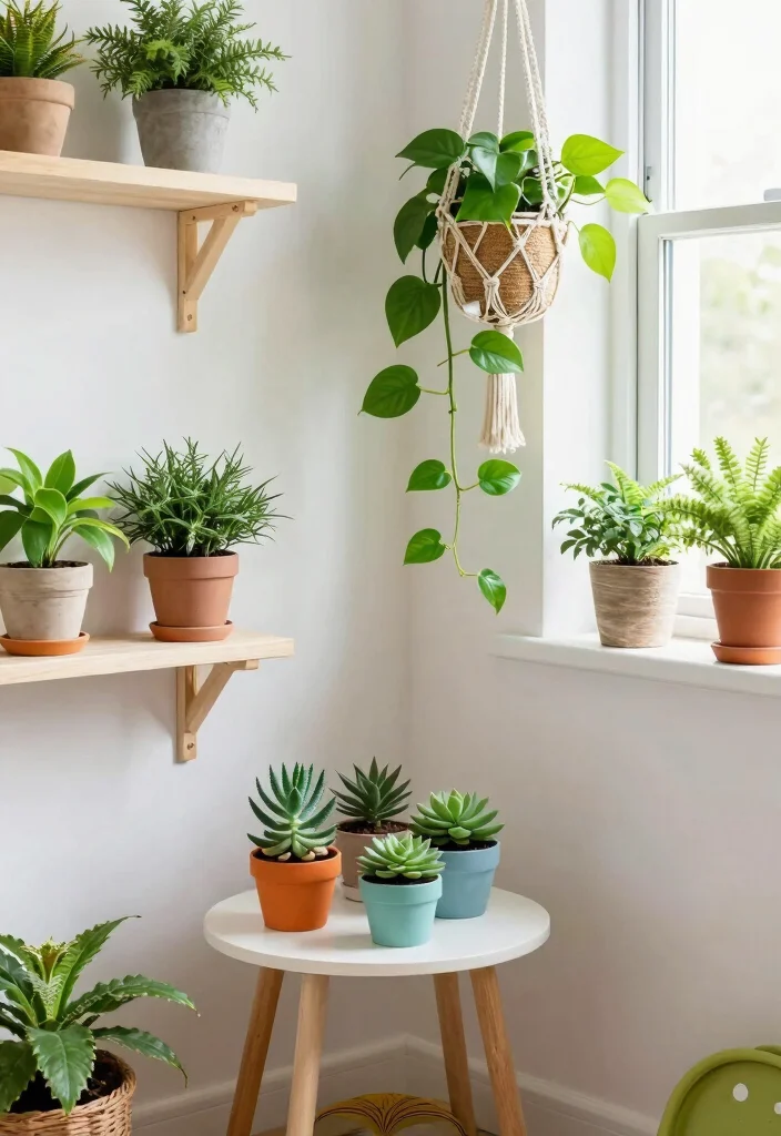 14 Toddler Girl Green Bedroom Ideas With Fresh Nature Vibes - 5. Greenery Galore